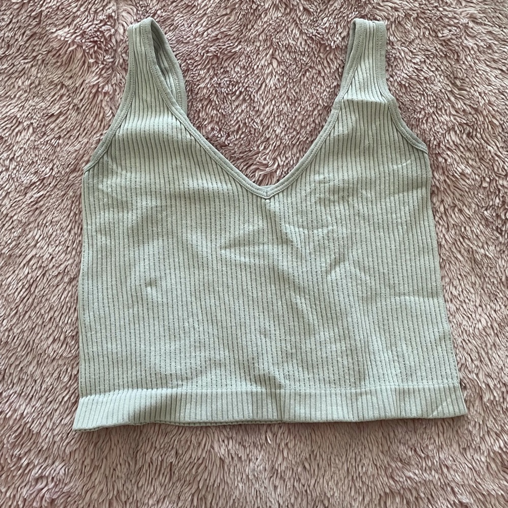 Buckle, stretchy, white, tank top
